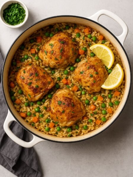 Easy One-Pot Chicken and Rice (1)
